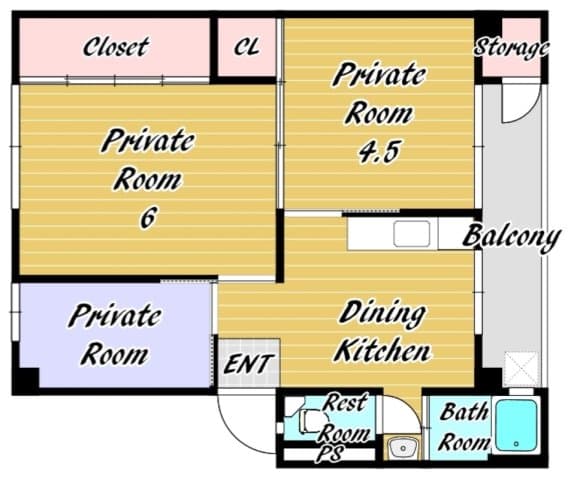 Preview floorplan of JP Habikino Residence ✨Foreign nationals: OK