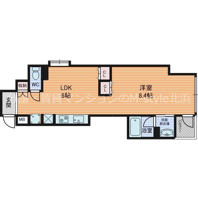Preview floorplan of Felis Kitahama