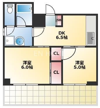 Preview floorplan of Maison d'Or Nihonbashi ✨Foreign nationals: OK