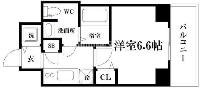 Preview floorplan of Swans City Sakai-suji Honmachi