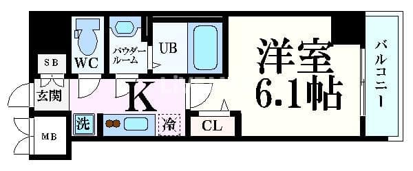 Preview floorplan of Presance Temmabashi Velera