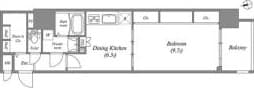 Preview floorplan of Presance Sakaisuji Honmachi Station ✨Foreign nationals: OK