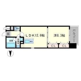 Preview floorplan of Rakurasu Nagahoribashi ✨Foreign nationals: OK
