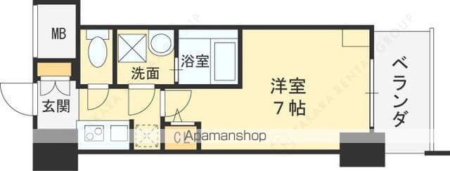 Preview floorplan of S-RESIDENCE Fukushima Alovita