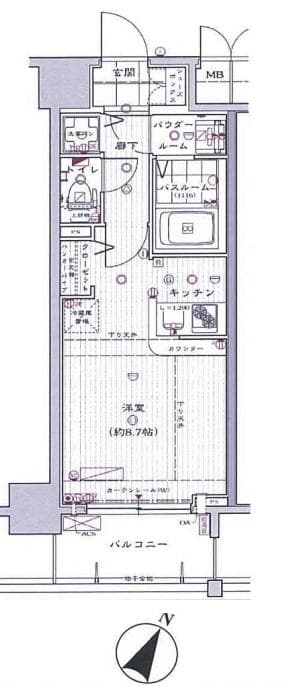 Preview floorplan of Advance Nishi Umeda II