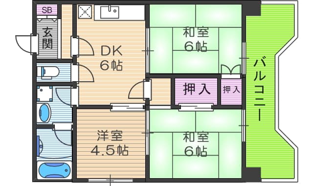 Preview floorplan of Monliberte Tennoji