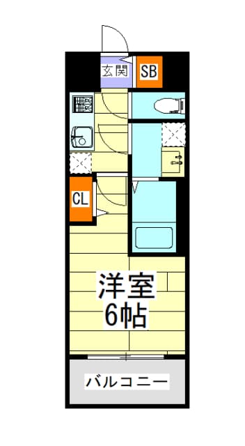 Preview floorplan of Fastate North Osaka Russell KM 🌳