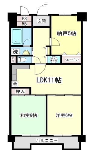 Preview floorplan of Kobori Mansion Shin-Osaka