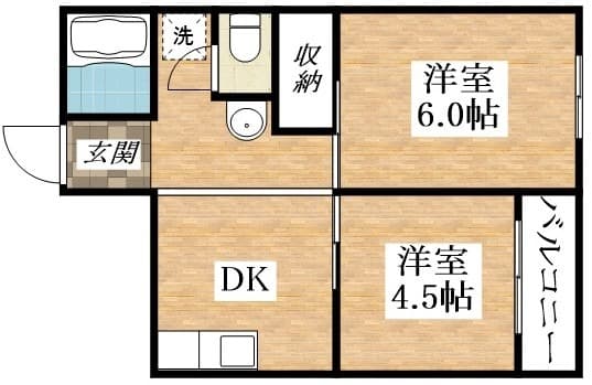 Preview floorplan of PALMIZIO Hirano Nishi 1