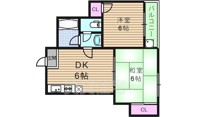 Preview floorplan of JP Residence Osaka EAST2