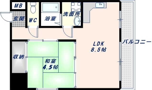 Preview floorplan of Croire Residence Shin-Imazato Park