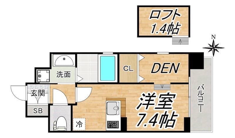 Preview floorplan of Leon Comfort Shin-Umeda