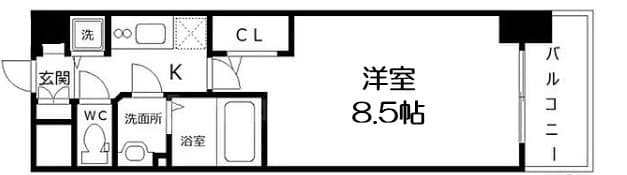 Preview floorplan of Crystal Glantz Umeda II