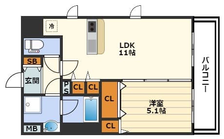 Preview floorplan of Land Central Umeda