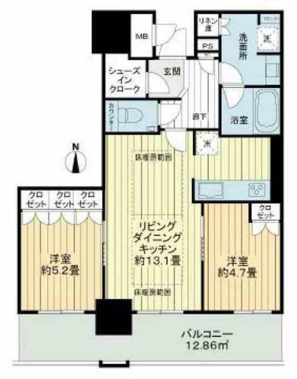 Preview floorplan of Branz Tower Umeda North ✨Foreign nationals: OK-Overseas application: OK