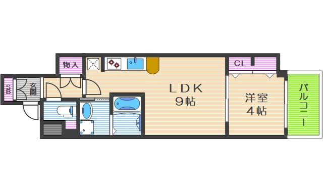 Preview floorplan of Theory Tenjinbashi Avenir