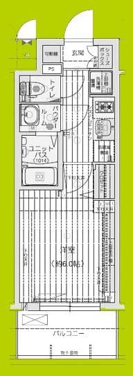 Preview floorplan of Prelease Osaka Nishi-Kujo CITY LINKS