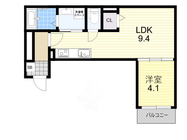Preview floorplan of AIA Namba Minami ✨Foreign nationals: OK