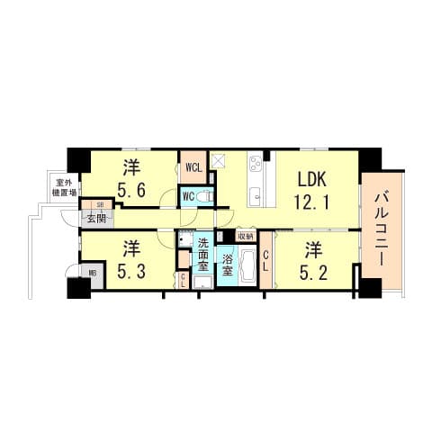 Preview floorplan of Splendid Osaka NAMBA LINE