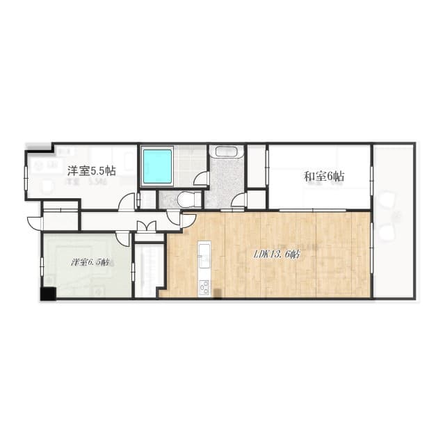 Preview floorplan of Bayside City Cosmosquare Station Front