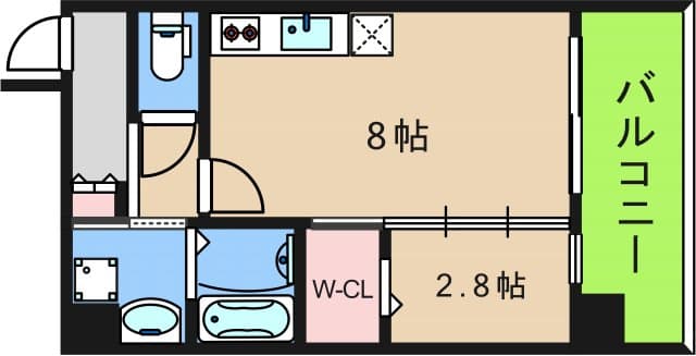 Preview floorplan of AXIA M-City Osaka Kagaya