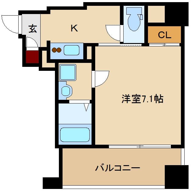 Preview floorplan of Apex Shin-Osaka