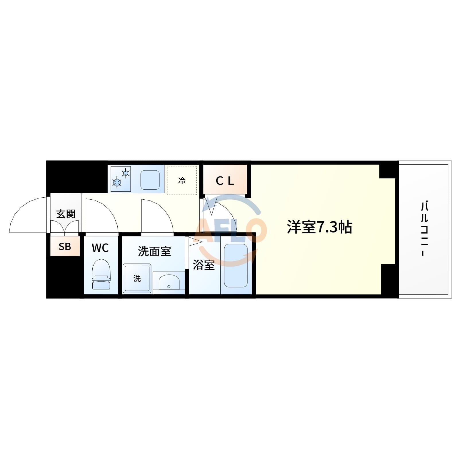 Preview floorplan of Plendore Shin-Osaka PARK Residence
