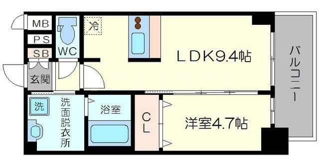Preview floorplan of Presance Shin-Osaka J's