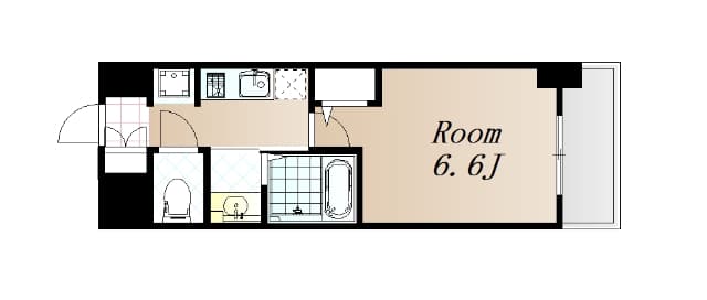 Preview floorplan of Estem Court Shin-Osaka XIV IC