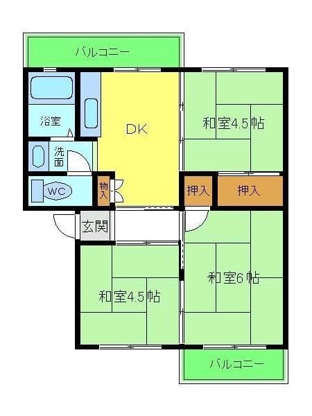 Preview floorplan of Sayama Park Heights Building 1 KM 🌳