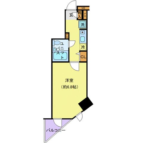 Preview floorplan of プレール・ドゥーク笹塚