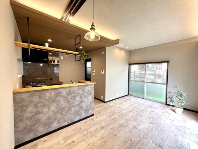 Main exterior of Modern Cafe Kitchen House Hamura