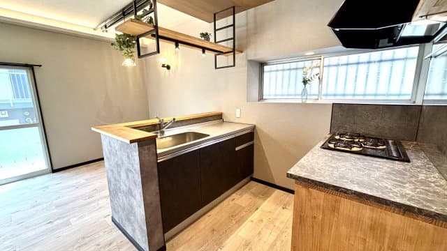 Preview interior of Modern Cafe Kitchen House Hamura