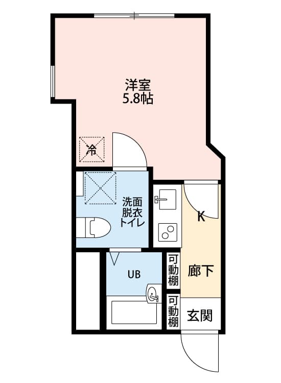 Preview floorplan of Nakamachi Flats