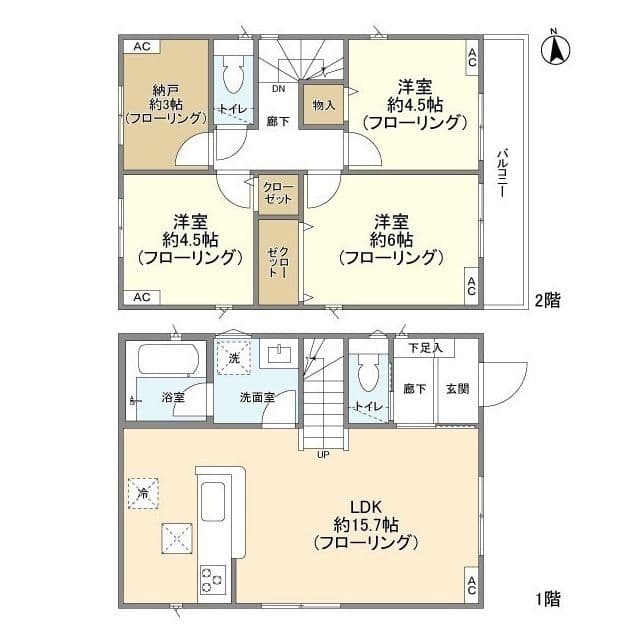 Preview floorplan of Kolet Musashimurayama #05
